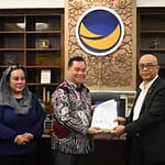 Partai Nasdem Resmi Berikan BKWK kepada Bapaslon H Halikinnor - Supriyanti untuk Maju di Pilkada Kotim Halikinor – Kotim