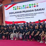 Perguruan Tinggi se-Kalteng Kompak Lakukan Deklarasi Pilkada Damai IMG-20241009-WA0003