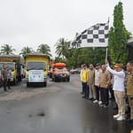 Gubernur Agustiar Sabran Lepas Bantuan 75 Ton Beras untuk Korban Banjir di Wilayah Barito 27042025094308_0