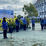 ASN dan Tenaga Outsourcing Kota Palangka Raya Ikuti Apel Batik Korpri image