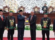 BPK RI Sampaikan LHP Atas Laporan Pemda Kalteng Pada Sidang Paripurna Ke – 3