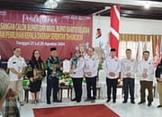 Diusung Tiga Parpol, Paslon Juana-Tini Daftar ke KPU Barsel