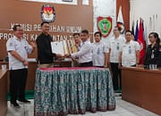 KPU Terima Hasil Pemeriksaan Kesehatan Pasangan Calon Gubernur dan Wakil Gubernur Kalteng 