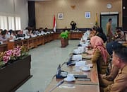 Rapat Perdana DPRD Kalteng Mengagendakan Pembentukan Tim Penyusunan Jadwal dan Tata Tertib