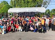 Kemeriahan Senam Zumba dan Ngopi Bareng Habib Ismail dengan  Warga Palangkaraya 