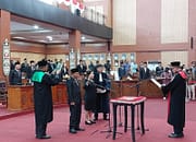 Unsur Pimpinan Definitif DPRD Kota Palangkaraya periode 2024-2029 Resmi Dilantik