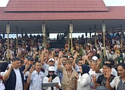 Puluhan Warga Antusias Ikuti Kampanye Agustiar-Edy