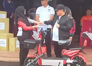 Ratusan Pegawai Pemkab Kotim Meriahkan Fun Bike Peringati HUT KORPRI ke 53