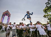 Umat Hindu Palangka Raya Rayakan Nyepi 1947 Saka dengan Pawai Ogoh-Ogoh Meriah