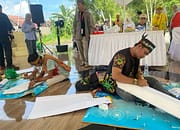 Lukis Ornamen Talawang Jadi Magnet Baru FBIM 2025