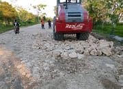 Jalan Nasional Buntok-Palangka Raya Mulai Ditangani Darurat