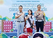 Siswi SMP Jadi Duta Keselamatan, Ajak Teman Peduli Lalu Lintas