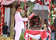 Khidmat dan Penuh Semangat, Pemprov Kalteng Gelar Upacara HUT ke-80 Kemerdekaan RI