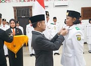 54 Pelajar Terbaik Resmi Dikukuhkan Jadi Paskibraka Palangka Raya