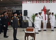 Fairid Tekankan Nasionalisme Saat Kukuhkan Paskibraka Palangka Raya
