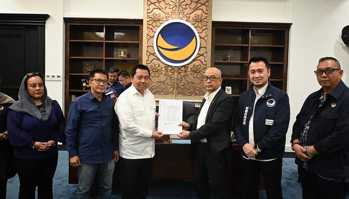 Kaspinor-Jondi Iskandar Siap Berkontestasi di Pilkada Sukamara Setelah Terima BKWK dari Partai Nasdem