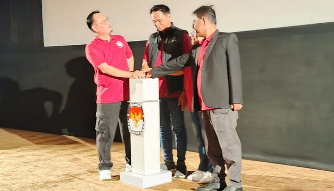 Edukasi Masyarakat Gunakan Hak Pilih, KPU Kalteng Gelar Nonton Bareng ‘Tepatilah Janji’ 