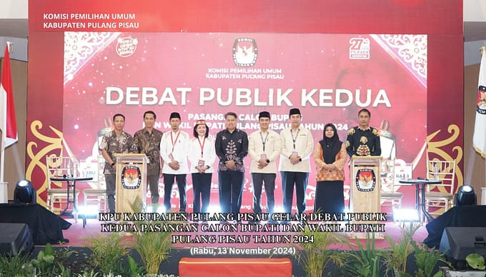 Debat Publik Kedua Pilbup Pulang Pisau Berlangsung Kondusif