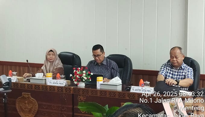 Pemprov Kalteng Laksanakan Rapat Koordinasi Percepatan Penanganan Bencana Banjir