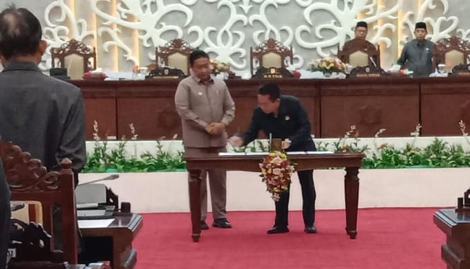 DPRD dan Pemprov Kalteng Sepakati 4 Raperda Jadi Perda