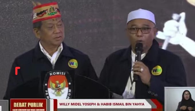 Sangat Terukur dan Aplikatif, Willy-Habib “Kuasai Panggung” Debat Perdana