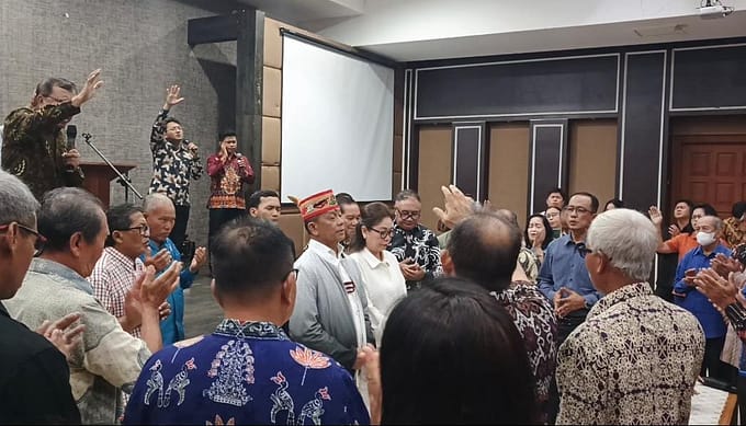 Ratusan Pendeta Interdenominasi Gereja Doakan Willy-Habib Menang di Pilgub Kalteng 2024