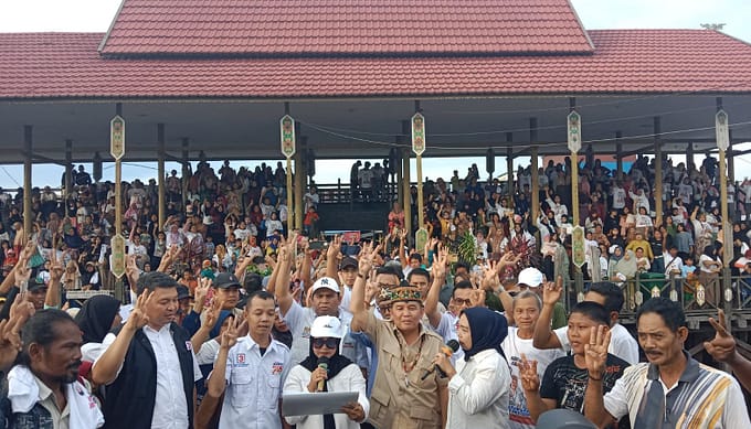 Puluhan Warga Antusias Ikuti Kampanye Agustiar-Edy
