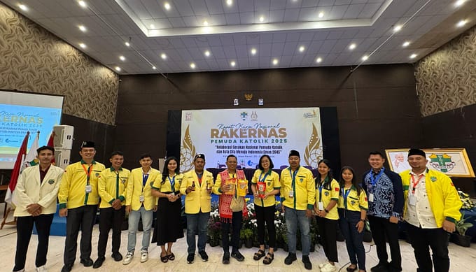 Pemuda Katolik Kalteng Teguhkan Spiritualitas dan Komitmen Kolaborasi Nasional