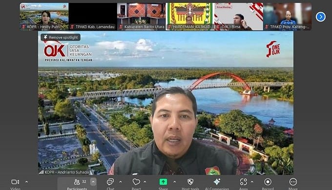 OJK Kalteng Evaluasi Program TPAKD Triwulan II 2025