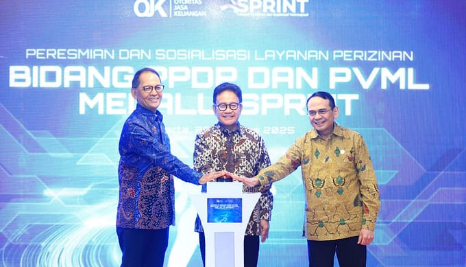 OJK Resmikan SPRINT Sebagai Sistem Perizinan Terpadu Modern
